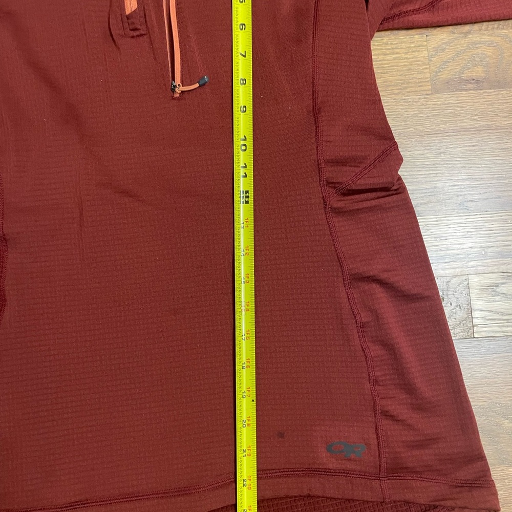 Red Quarter-Zip Pullover - Picture 2 of 8
